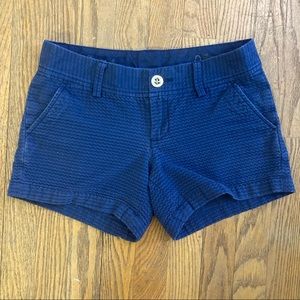 Lilly Pulitzer Callahan Shorts, Jacquard, Navy